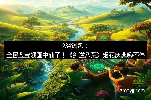 234钱包：全民鉴宝领画中仙子！《剑逆八荒》烟花庆典嗨不停